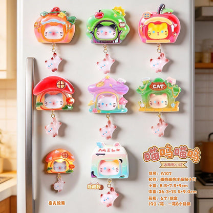 Meow Fridge Magnet Light
