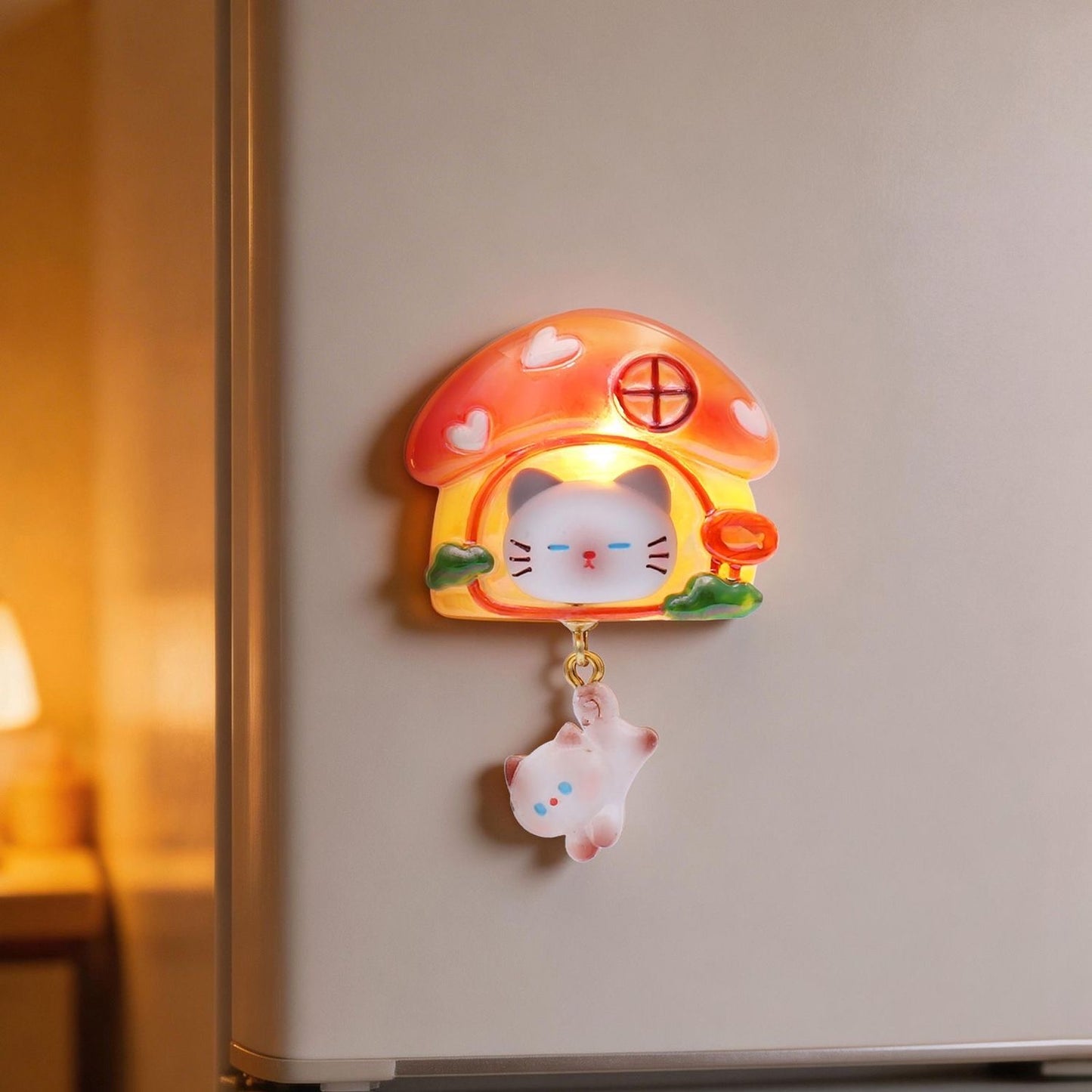 Meow Fridge Magnet Light