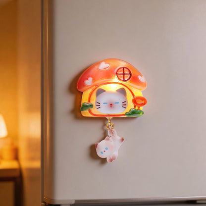 Meow Fridge Magnet Light