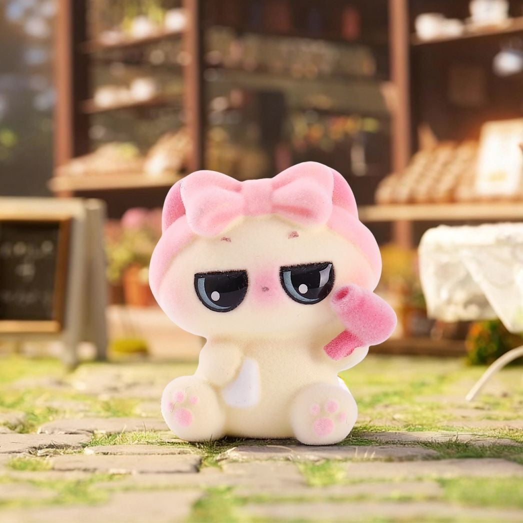 【NEW ARRIVAL】Fuzzy Pink Siamese Cat V2