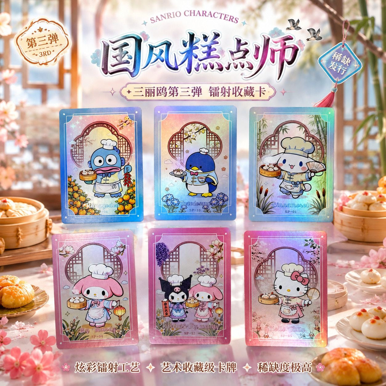 【NEW ARRIVAL】Sanrio Forest Themed Card,3 In 1 Bag-SHIP WITH OTHER ITEMS