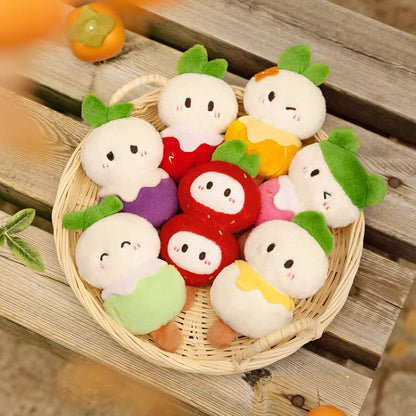 【NEW ARRIVAL】Radish Tanghulu Plush Doll Pendant