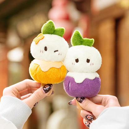 【NEW ARRIVAL】Radish Tanghulu Plush Doll Pendant