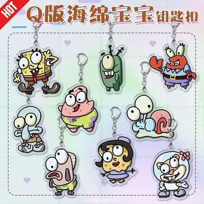 【NEW ARRIVAL】Spongebob Keychain-SHIP WITH OTHER ITEMS