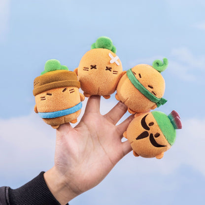 【NEW ARRIVAL】Radish Dumplings Cute Radish Hand Puppet Mini Plush