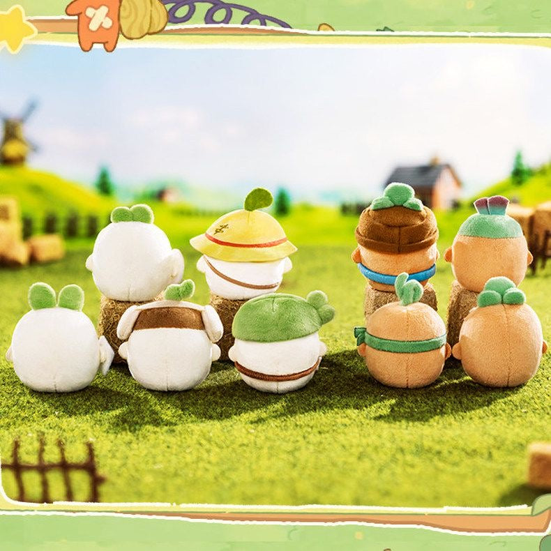 【NEW ARRIVAL】Radish Dumplings Cute Radish Hand Puppet Mini Plush