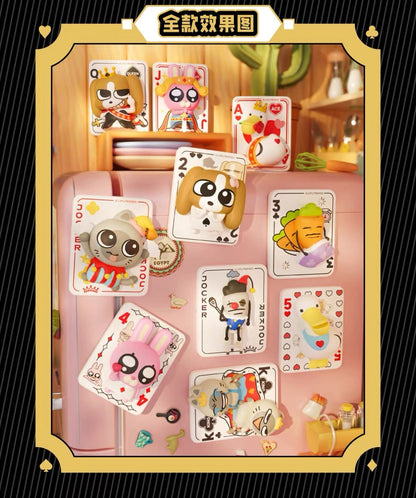 【NEW ARRIVAL】Lipu World Poker Card Fridge Magnet