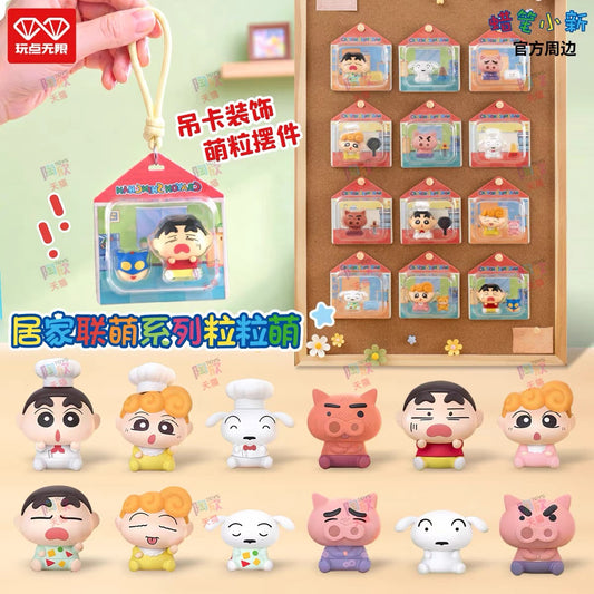 【NEW ARRIVAL】Shinchan Home Alliance Mini Figure Hanging Card