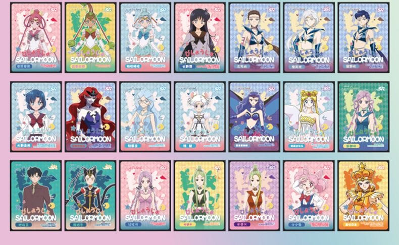 【NEW ARRIVAL】Sailor Moon Classic Card,5 in 1 bag-SHIP WITH OTHER ITEMS