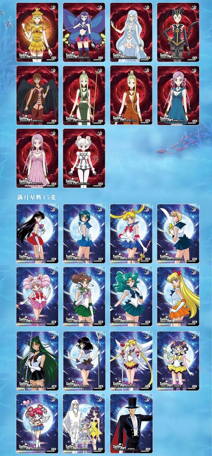 【NEW ARRIVAL】Sailor Moon Classic Card,5 in 1 bag-SHIP WITH OTHER ITEMS