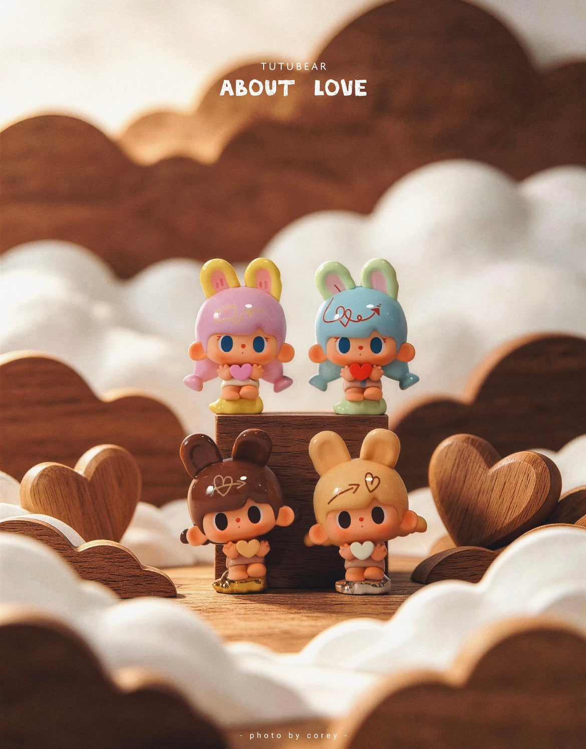 【NEW ARRIVAL】Tutubear About Love Mini Bean,5 in 1 bag