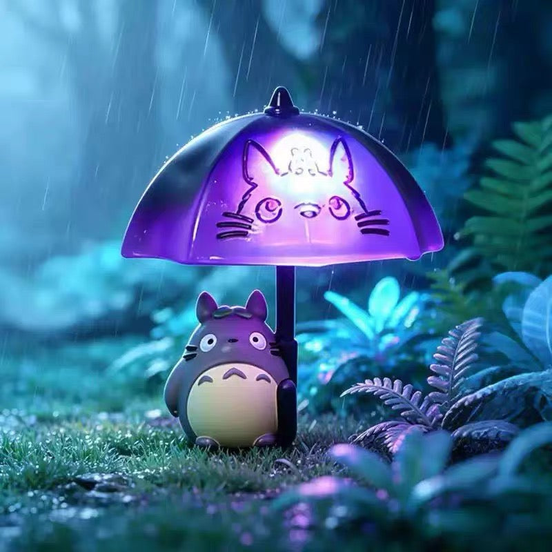 【NEW ARRIVAL】Ghibli Gentle Rain In The Night Luminous Fridge Magnet Night Light Toy