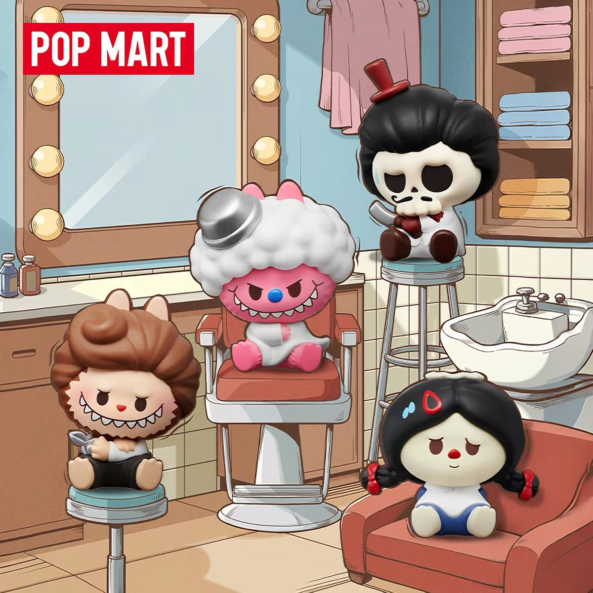 【NEW ARRIVAL】POPBEAN The Monster Hair Salon Mini Bean