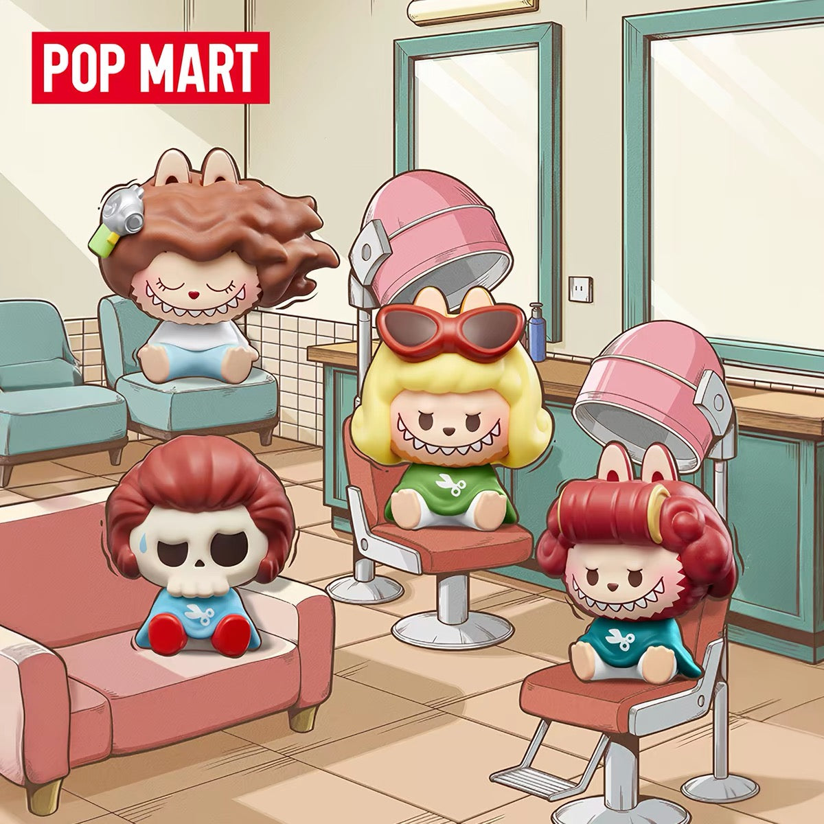 【NEW ARRIVAL】POPBEAN The Monster Hair Salon Mini Bean
