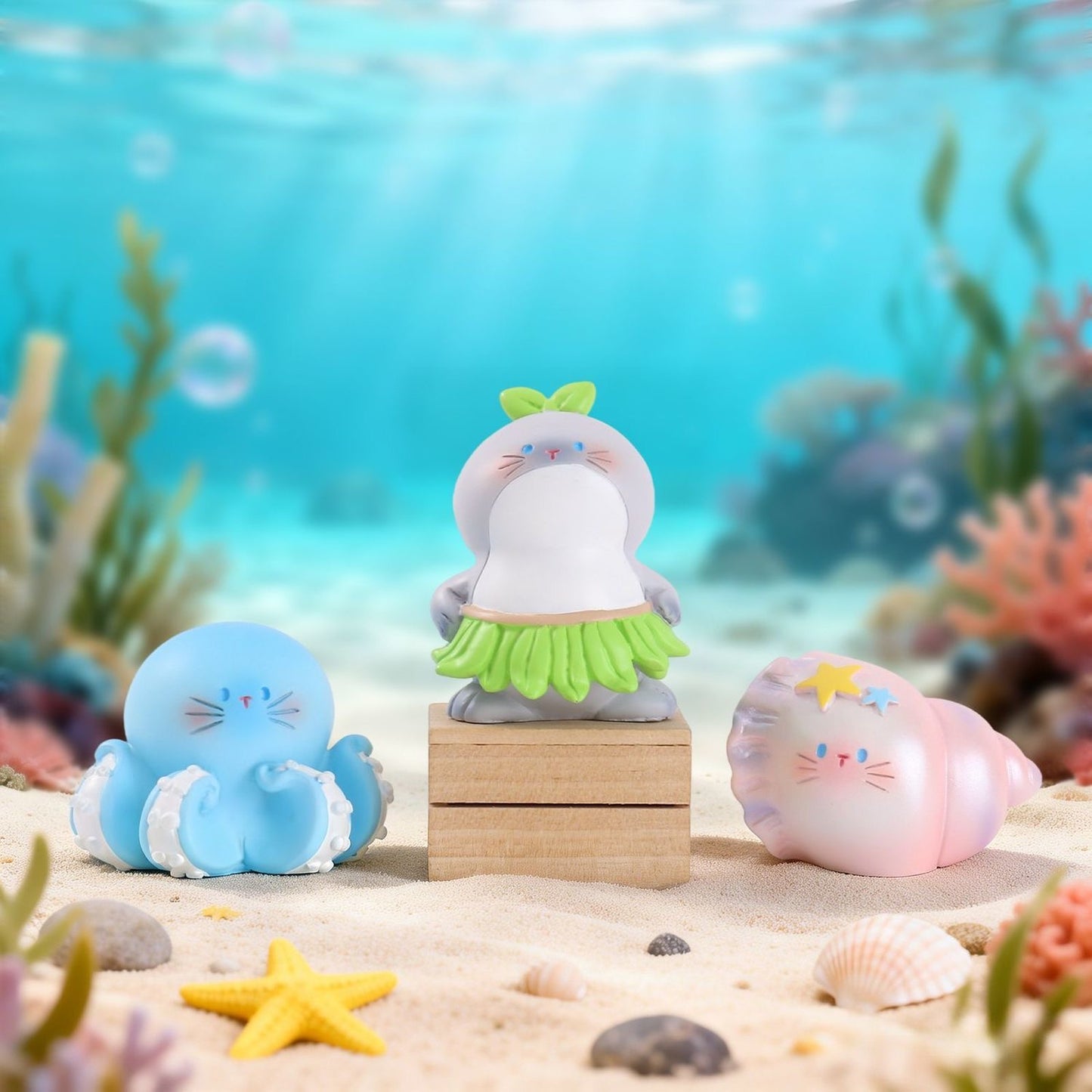 【NEW ARRIVAL】Ocean Kitten Mini Figure