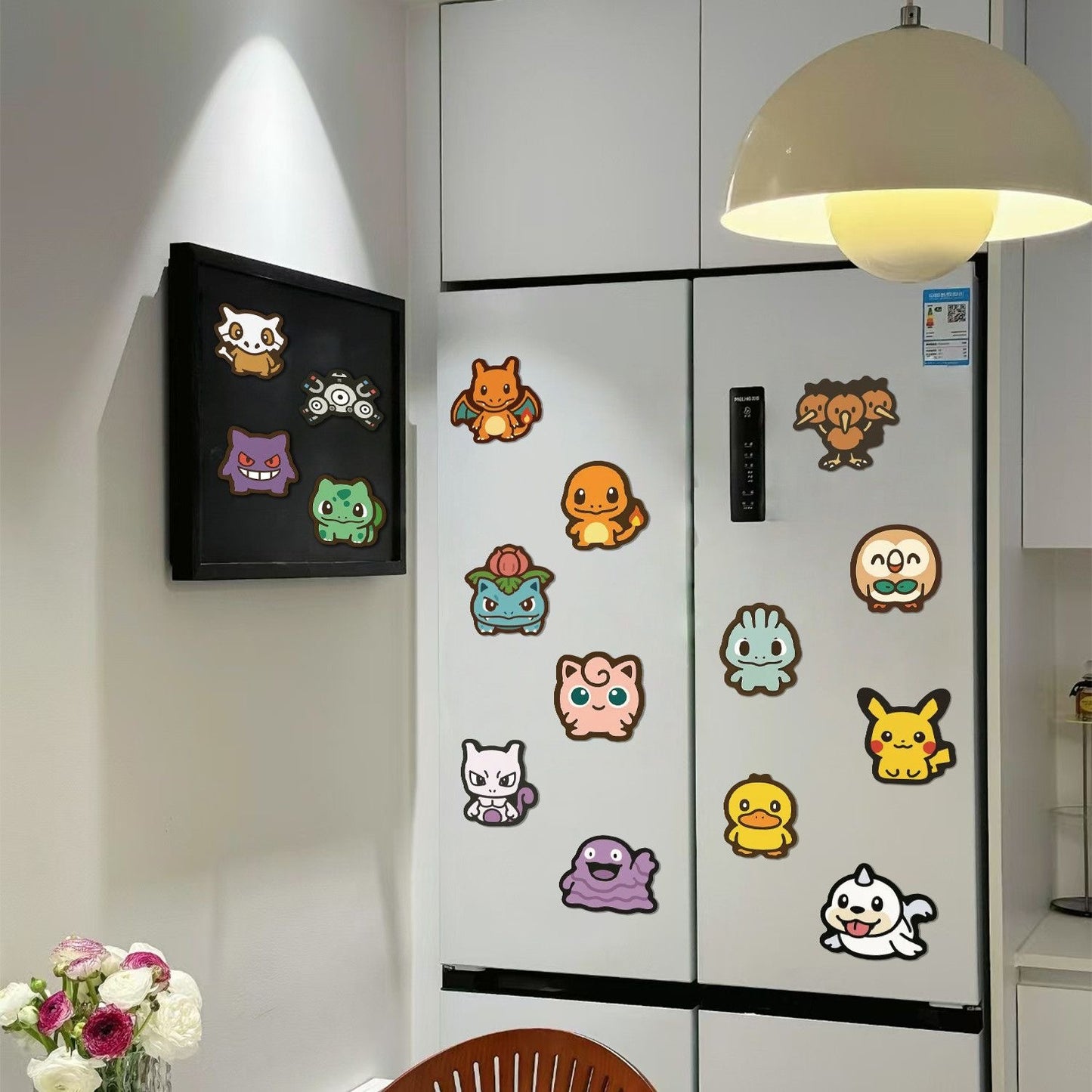 【NEW ARRIVAL】Pokemon Cute Fridge Magnet,5 in 1 bag-SHIP WITH OTHER ITEMS