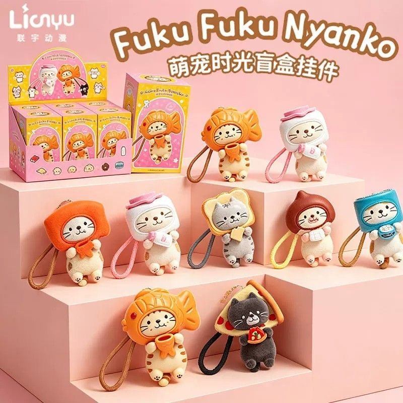 【NEW ARRIVAL】Fuku Fuku Nyanko Cute Pet Hour Kitty Pendant