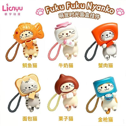 【NEW ARRIVAL】Fuku Fuku Nyanko Cute Pet Hour Kitty Pendant