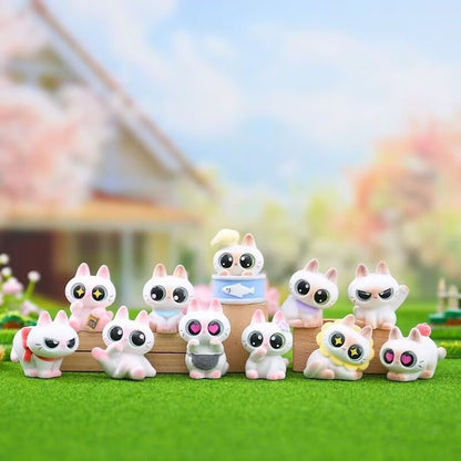 Fuzzy Siamese Cat Mini Bean-SHIP WITH OTHER ITEMS