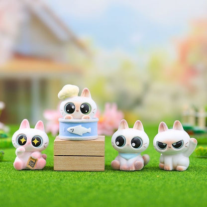 Fuzzy Siamese Cat Mini Bean-SHIP WITH OTHER ITEMS