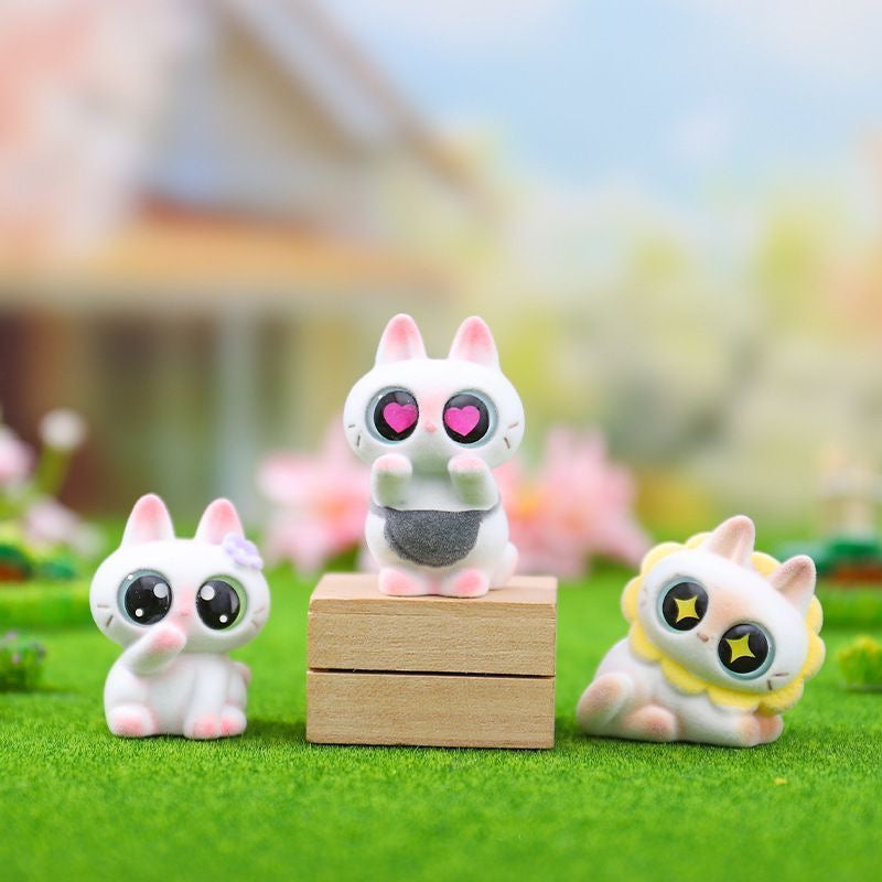 Fuzzy Siamese Cat Mini Bean-SHIP WITH OTHER ITEMS