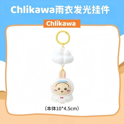 【NEW ARRIVAL】Chiikawa Raincoat Light Up Pendant-SHIP WITH OTHER ITEMS