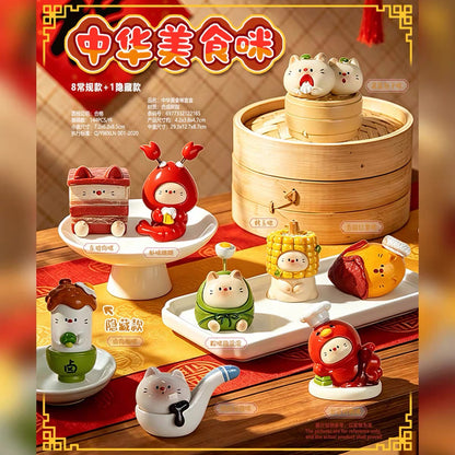 【NEW ARRIVAL】Chinese Food Cat Mini Figure