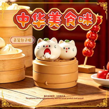 【NEW ARRIVAL】Chinese Food Cat Mini Figure
