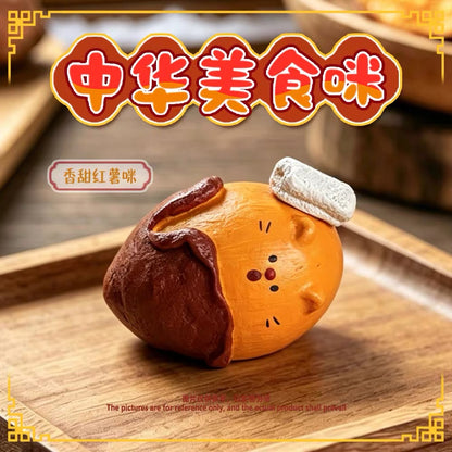 【NEW ARRIVAL】Chinese Food Cat Mini Figure