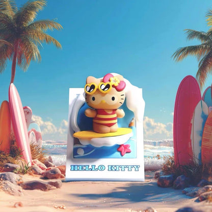 【NEW ARRIVAL】Sanrio Summer Surfing Fridge Magnet Figure