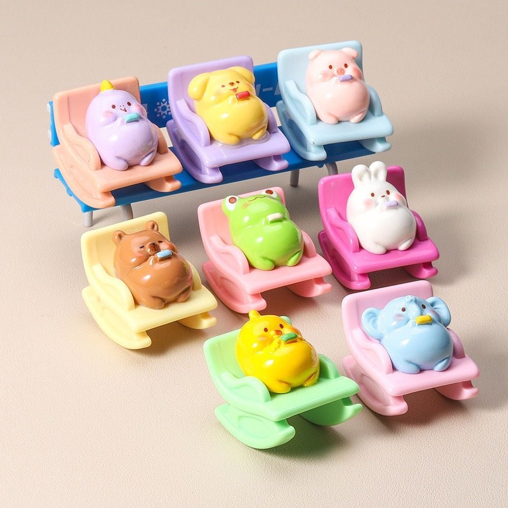 【NEW ARRIVAL】Animal Rocking Chair Mini Figure-SHIP WITH OTHER ITEMS