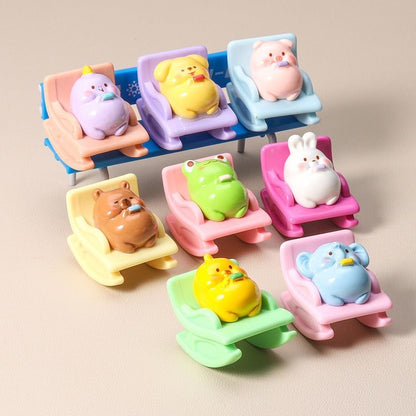 【NEW ARRIVAL】Animal Rocking Chair Mini Figure-SHIP WITH OTHER ITEMS