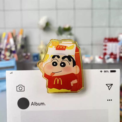 【NEW ARRIVAL】Shinchan McDonald's Clip-SHIP WITH OTHER ITEMS