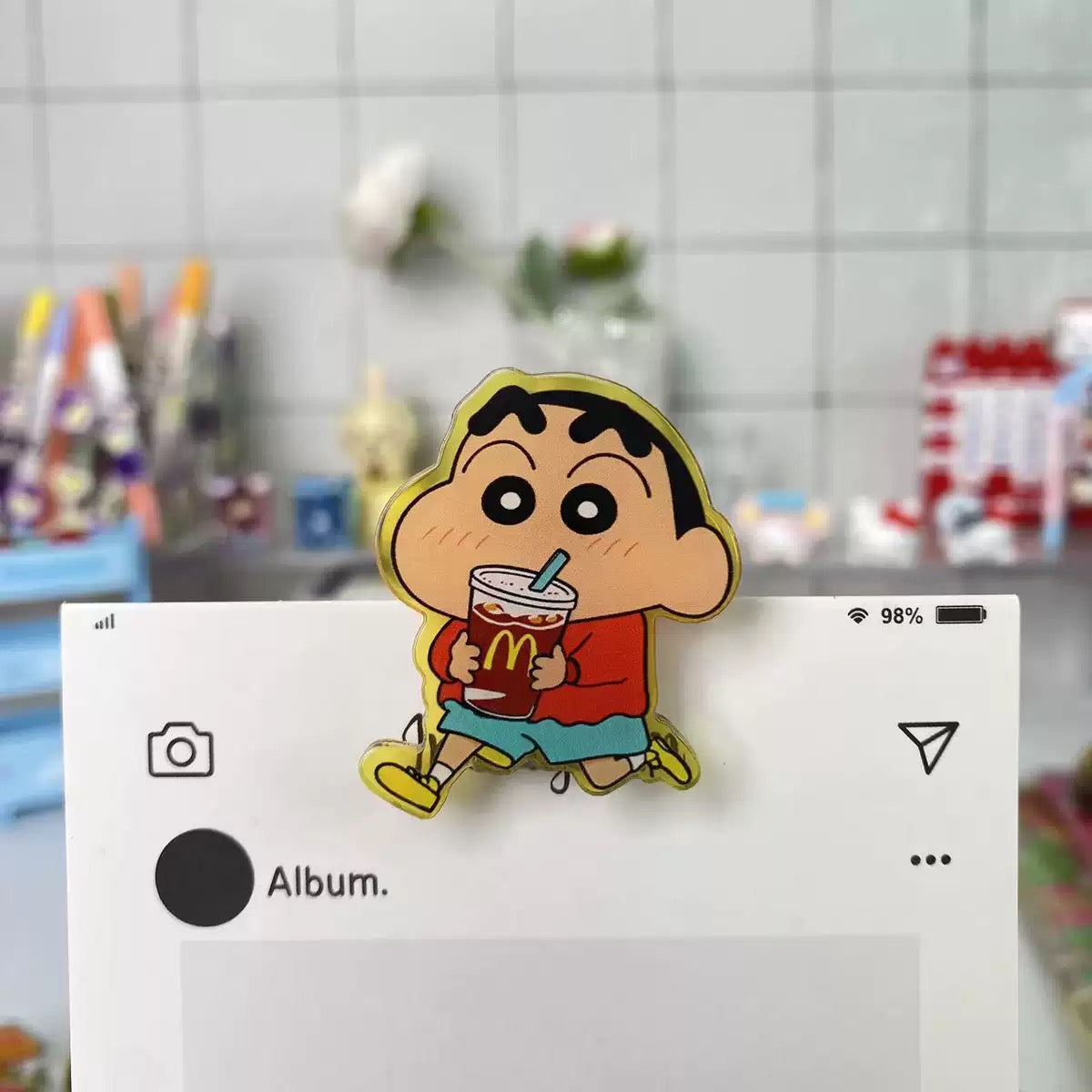 【NEW ARRIVAL】Shinchan McDonald's Clip-SHIP WITH OTHER ITEMS