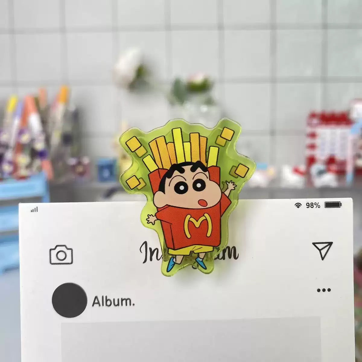【NEW ARRIVAL】Shinchan McDonald's Clip-SHIP WITH OTHER ITEMS