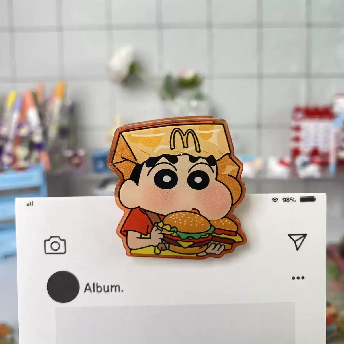【NEW ARRIVAL】Shinchan McDonald's Clip-SHIP WITH OTHER ITEMS
