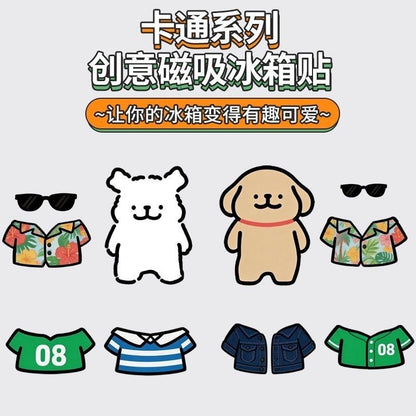 Maltese Change Outfit Magnet