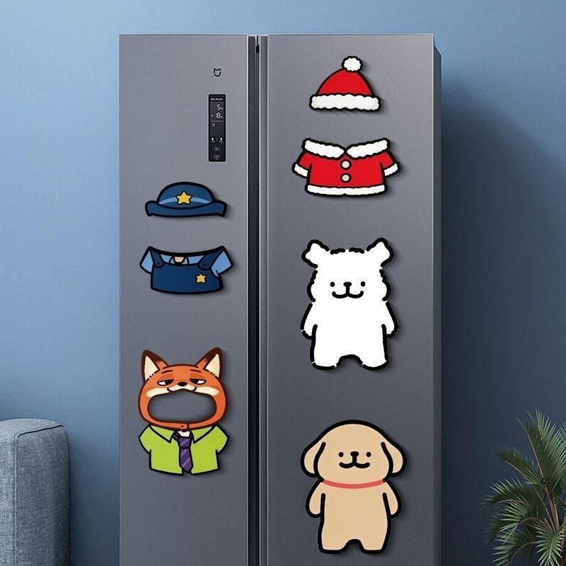 Maltese Change Outfit Magnet