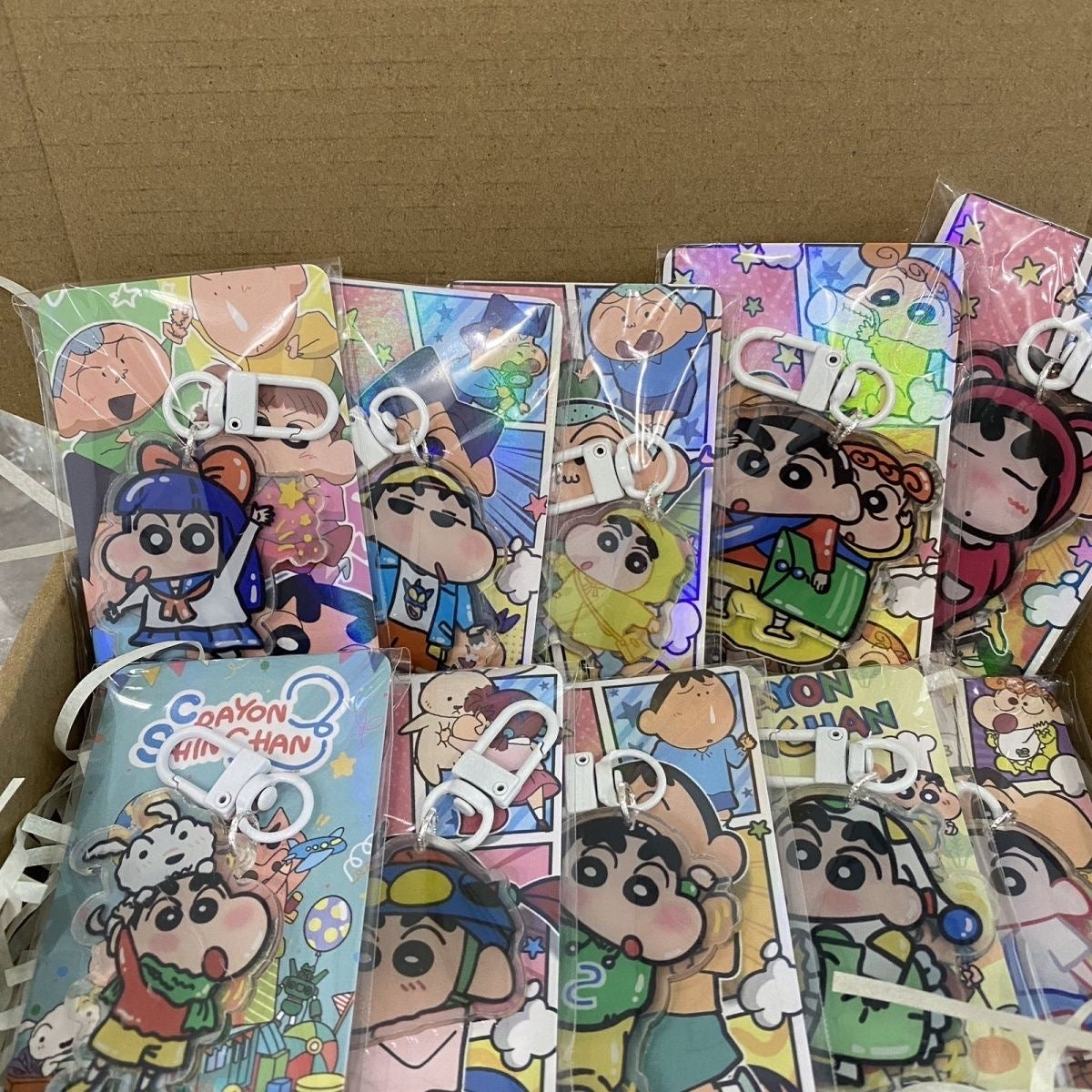 【NEW ARRIVAL】Shinchan Cartoon Acrylic Keychain-SHIP WITH OTHER ITEMS