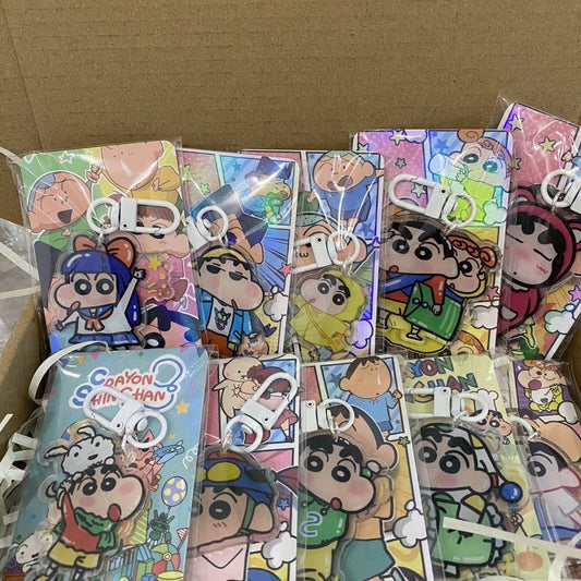 【NEW ARRIVAL】Shinchan Cartoon Acrylic Keychain-SHIP WITH OTHER ITEMS