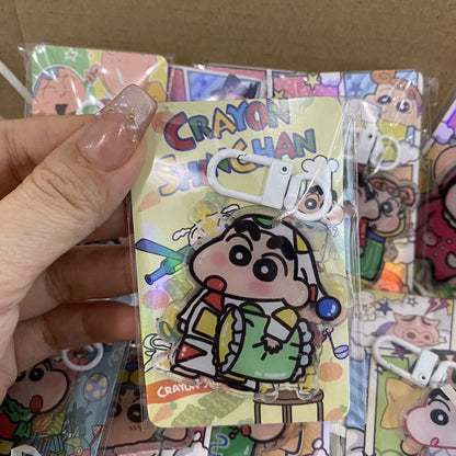 【NEW ARRIVAL】Shinchan Cartoon Acrylic Keychain-SHIP WITH OTHER ITEMS