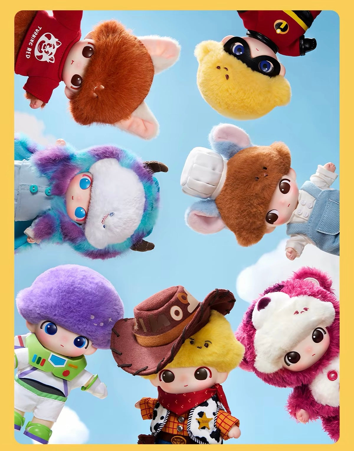 【PREORDER POPMART CONFIRMED】Dimoo World x Pixar Plush Doll