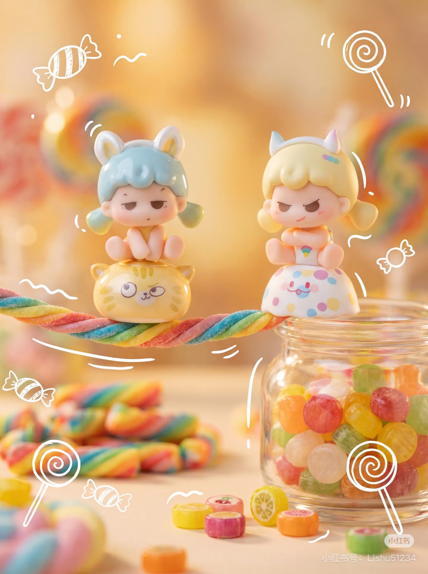 【NEW ARRIVAL】Mengdana's Little World Mini Bean,4 in 1 bag