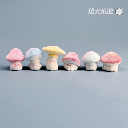 【NEW ARRIVAL】Mini Fuzzy Mushroom Mini Bean-SHIP WITH OTHER ITEMS
