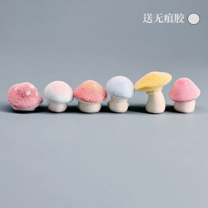 【NEW ARRIVAL】Mini Fuzzy Mushroom Mini Bean-SHIP WITH OTHER ITEMS