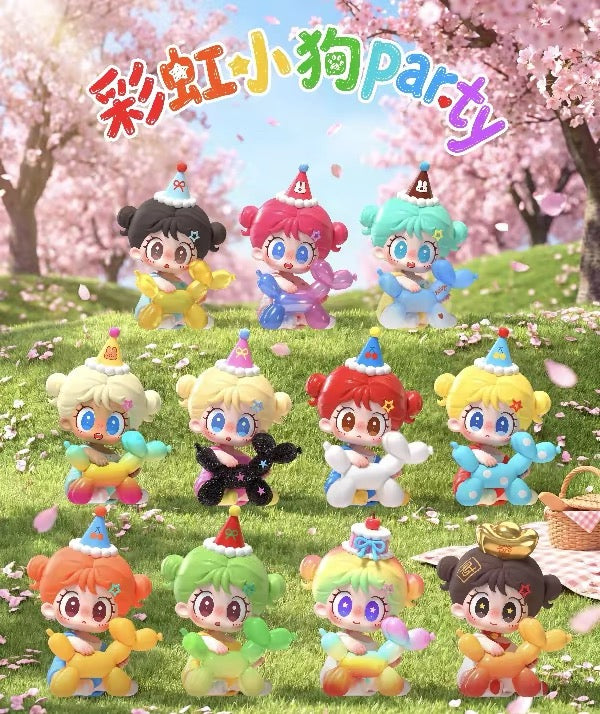【NEW ARRIVAL】Milay Rainbow Dog Party Mini Figure