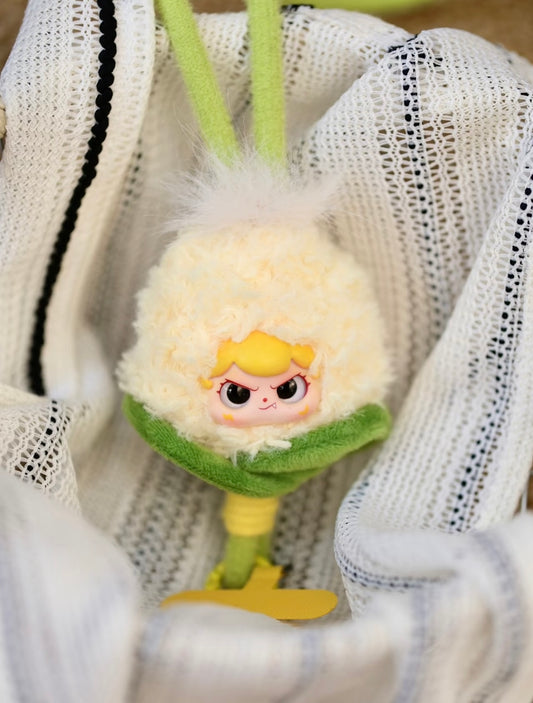 【NEW ARRIVAL】Sweet Corn Phone Lanyard Angry Face Plush Doll