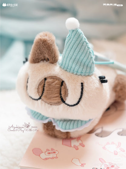 Azukisan Paw-tucked Plush Doll