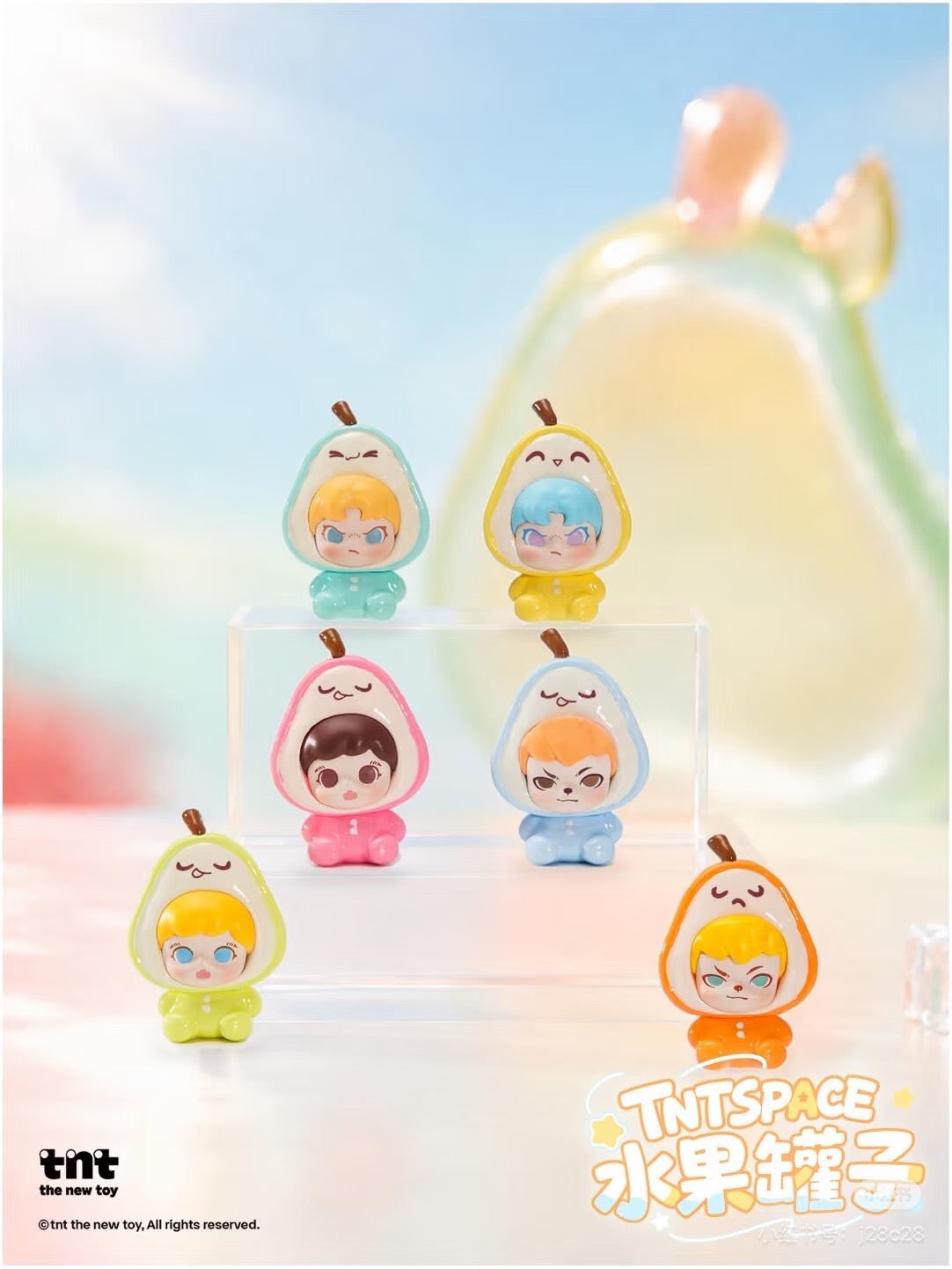【NEW ARRIVAL】TNT SPACE Fruit Jar Mini Bean,5 in 1 bag