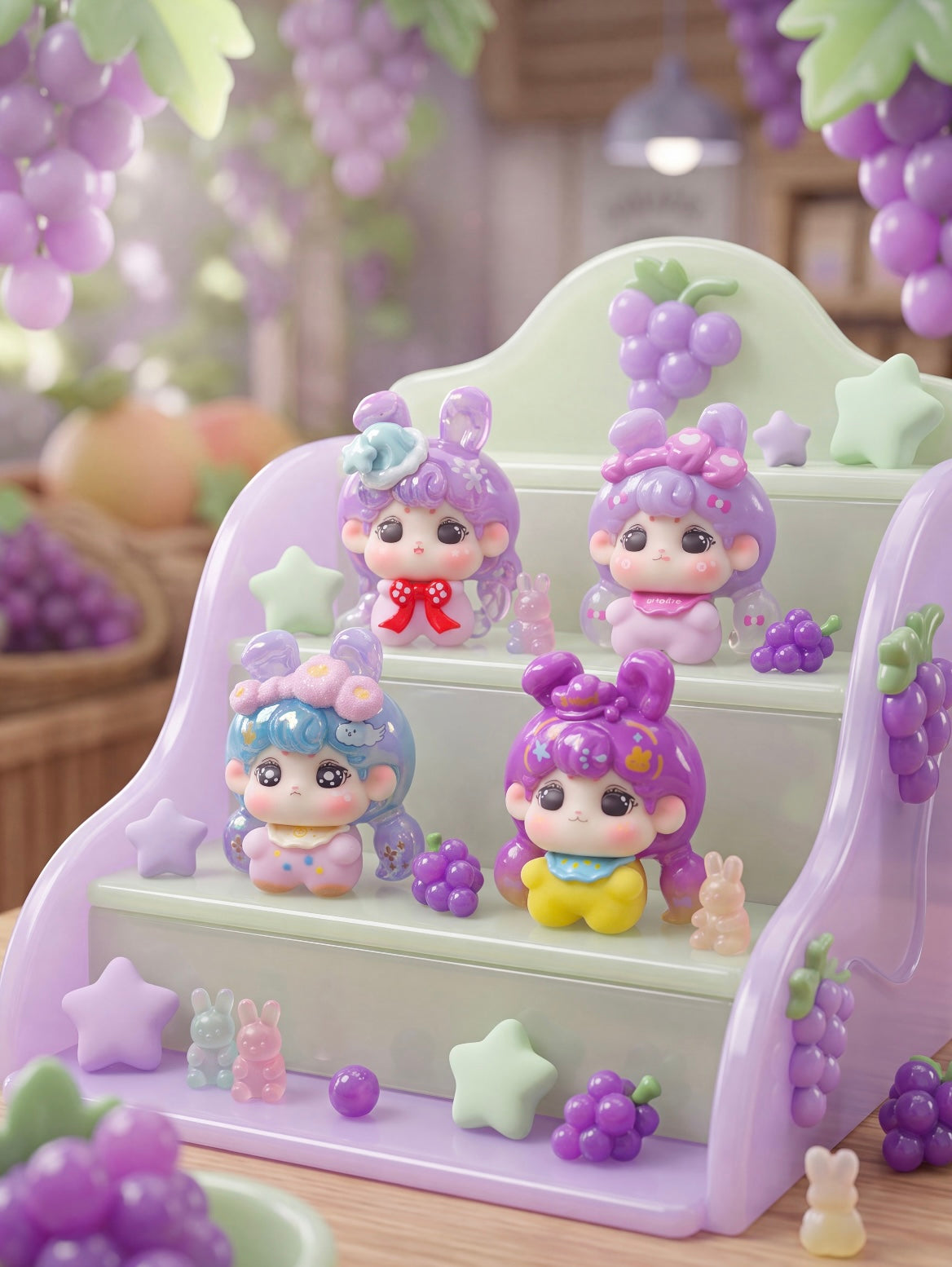 【NEW ARRIVAL】Tookie Rabbit Gummy Mini Bean,4 in 1 bag